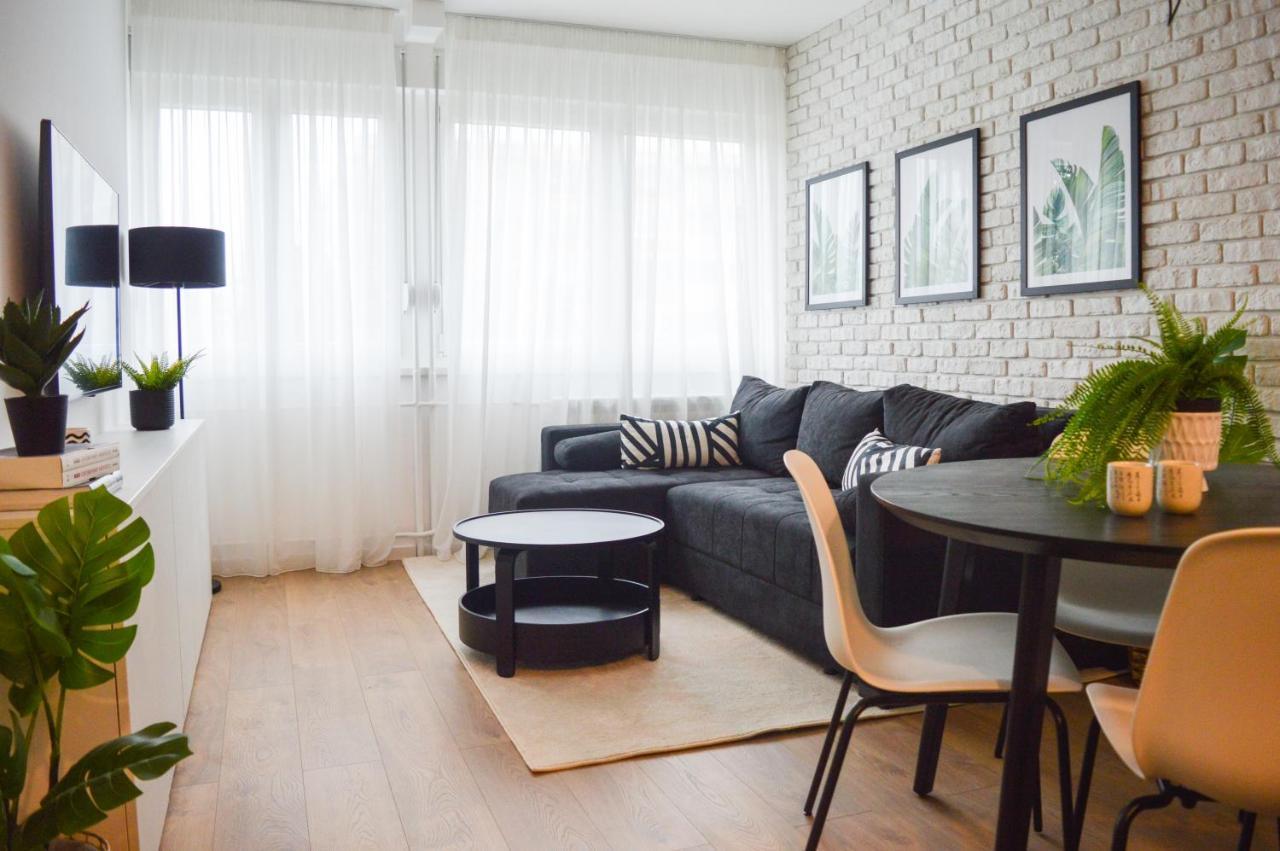 The Black & White Oasis Apartment
